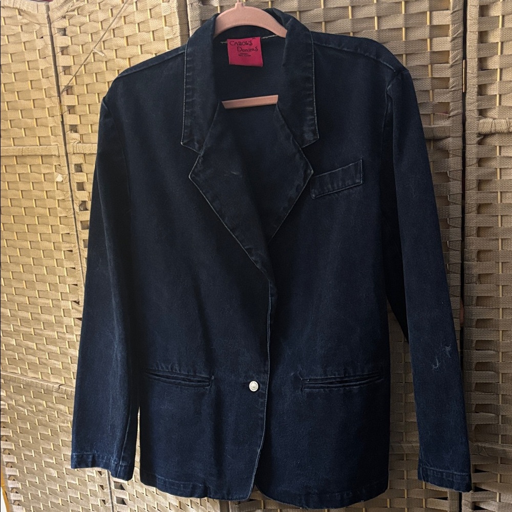 Carols DENIMS  Women's Dark Blue Blazer